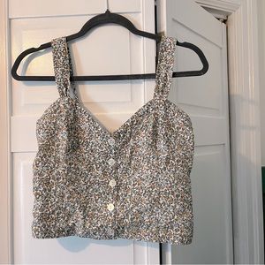 Abercrombie Floral Crop Top